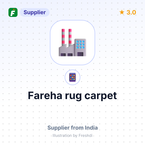 Fareha rug carpet – summary card, no photo uploaded yet
