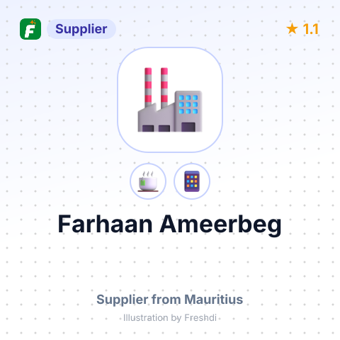 Farhaan Ameerbeg  – summary card, no photo uploaded yet