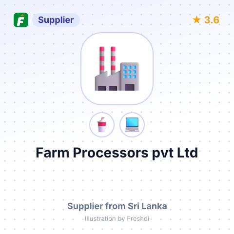 Farm Processors pvt Ltd – summary card, no photo uploaded yet