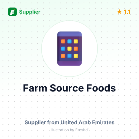 Farm Source Foods – summary card, no photo uploaded yet