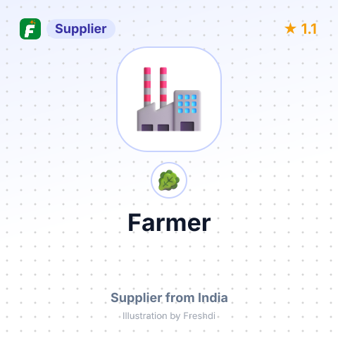 Farmer  – summary card, no photo uploaded yet