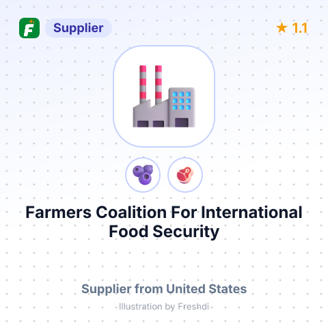 Farmers Coalition For International Food Security  – summary card, no photo uploaded yet