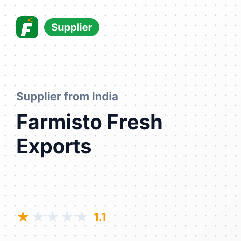 Farmisto Fresh Exports  – summary card, no photo uploaded yet