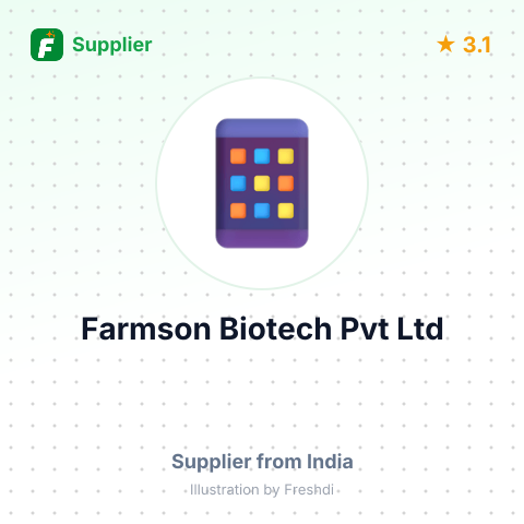 Farmson Biotech Pvt Ltd – summary card, no photo uploaded yet