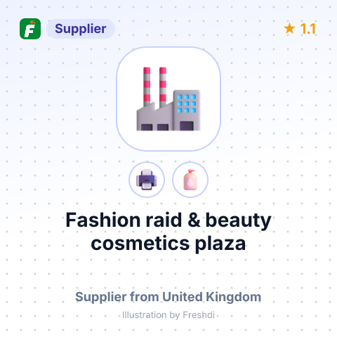 Fashion raid & beauty cosmetics plaza – summary card, no photo uploaded yet