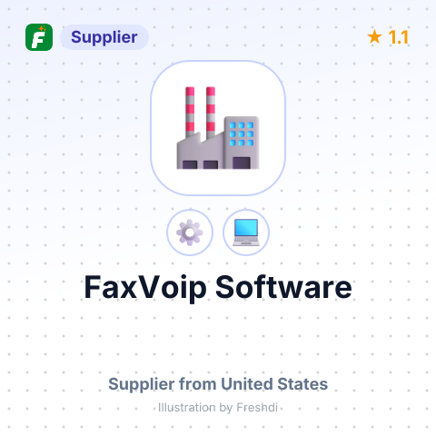 FaxVoip Software – summary card, no photo uploaded yet