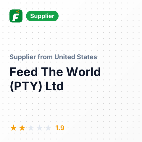 Feed The World (PTY) Ltd – summary card, no photo uploaded yet