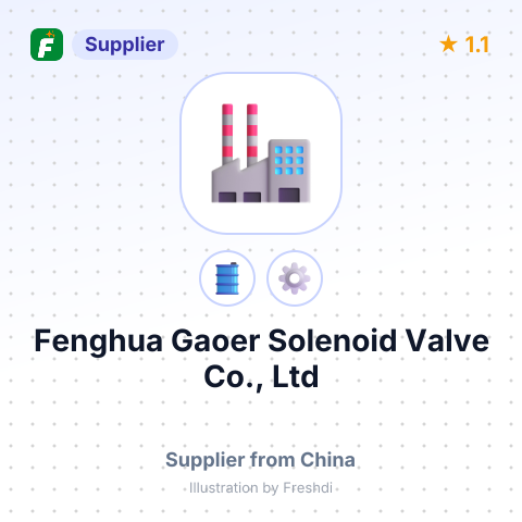 Fenghua Gaoer Solenoid Valve Co., Ltd – summary card, no photo uploaded yet
