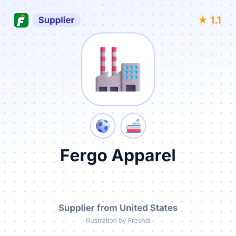Fergo Apparel – summary card, no photo uploaded yet