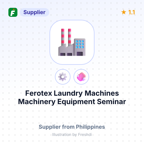 Ferotex Laundry Machines Machinery Equipment Seminar – summary card, no photo uploaded yet