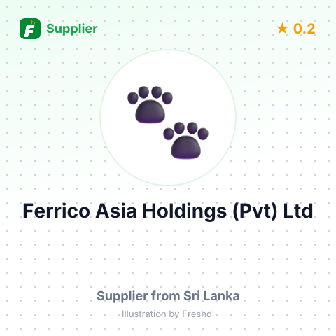 Ferrico Asia Holdings (Pvt) Ltd – summary card, no photo uploaded yet