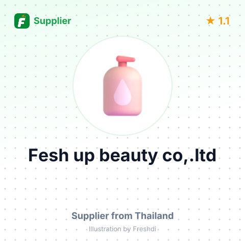 Fesh up beauty co,.ltd – summary card, no photo uploaded yet