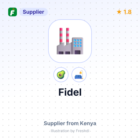 Fidel – summary card, no photo uploaded yet