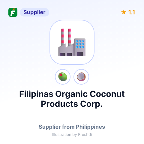 Filipinas Organic Coconut Products Corp. – summary card, no photo uploaded yet
