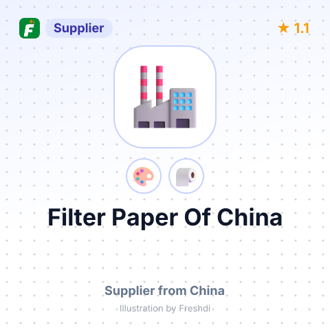 Filter Paper Of China – summary card, no photo uploaded yet