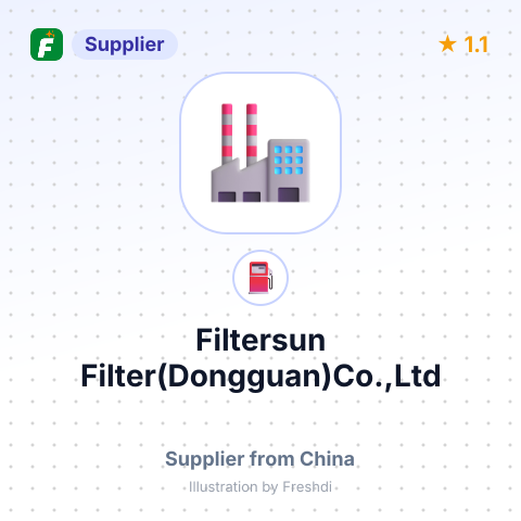 Filtersun Filter(Dongguan)Co.,Ltd – summary card, no photo uploaded yet