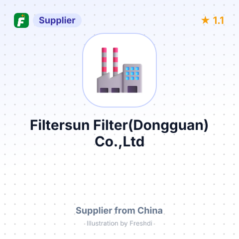 Filtersun Filter(Dongguan) Co.,Ltd – summary card, no photo uploaded yet