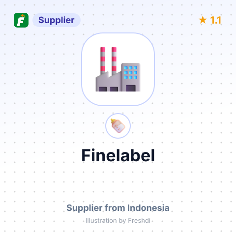 Finelabel – summary card, no photo uploaded yet