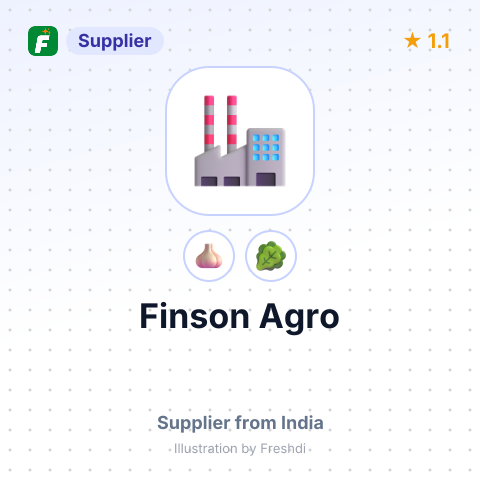 Finson Agro – summary card, no photo uploaded yet