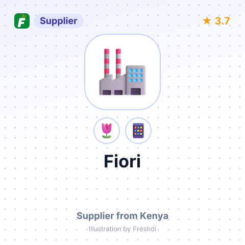 Fiori  – summary card, no photo uploaded yet