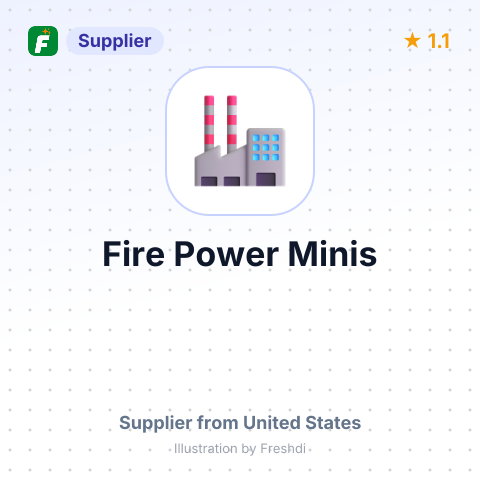Fire Power Minis – summary card, no photo uploaded yet
