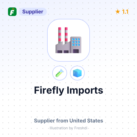 Firefly Imports – summary card, no photo uploaded yet