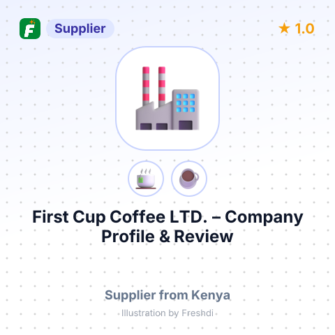 First Cup Coffee LTD. – summary card, no photo uploaded yet