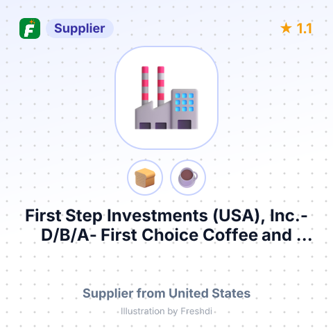 First Step Investments (USA), Inc.-D/B/A- First Choice Coffee and Teas – summary card, no photo uploaded yet