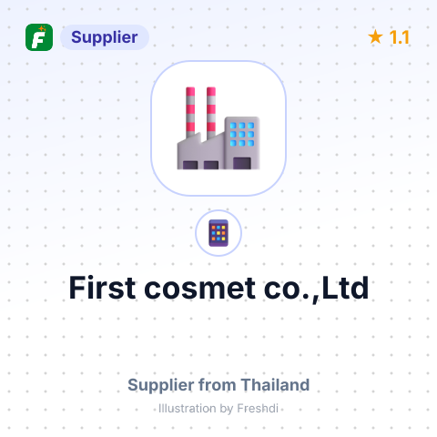 First cosmet co.,Ltd – summary card, no photo uploaded yet