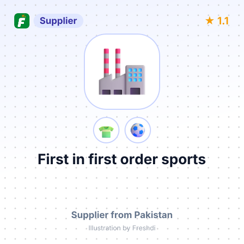 First in first order sports – summary card, no photo uploaded yet
