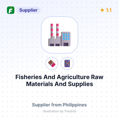 Fisheries And Agriculture Raw Materials And Supplies  – summary card, no photo uploaded yet