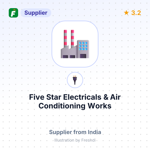 Five Star Electricals & Air Conditioning Works – summary card, no photo uploaded yet