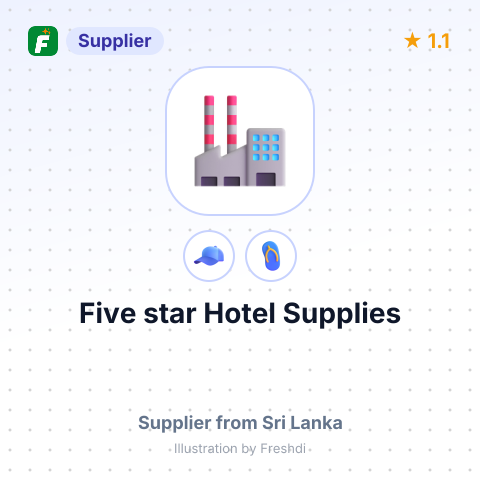 Five star Hotel Supplies – summary card, no photo uploaded yet