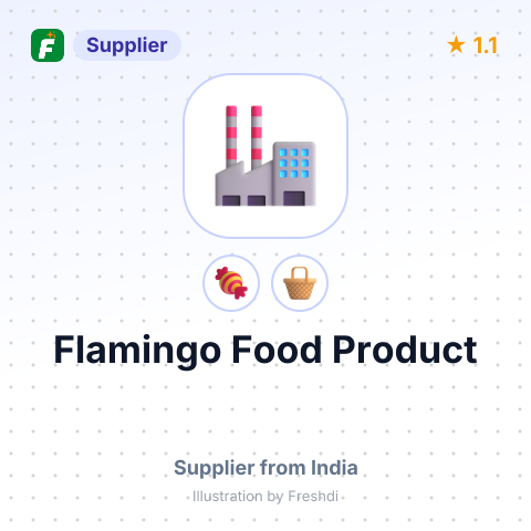 Flamingo Food Product – summary card, no photo uploaded yet