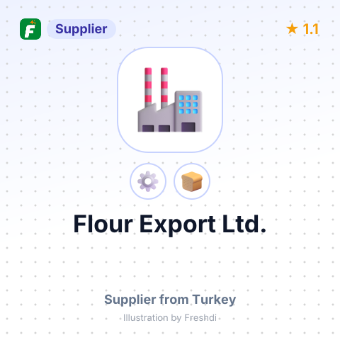 Flour Export Ltd. – summary card, no photo uploaded yet