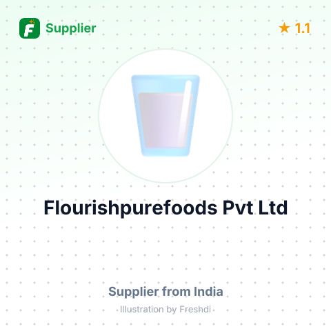 Flourishpurefoods Pvt Ltd – summary card, no photo uploaded yet