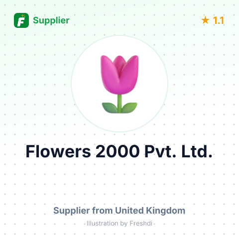 Flowers 2000 Pvt. Ltd.  – summary card, no photo uploaded yet