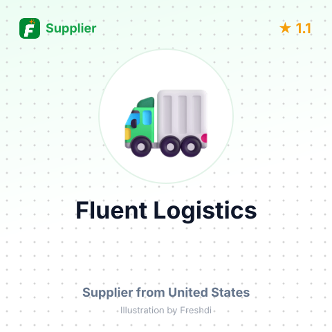 Fluent Logistics – summary card, no photo uploaded yet