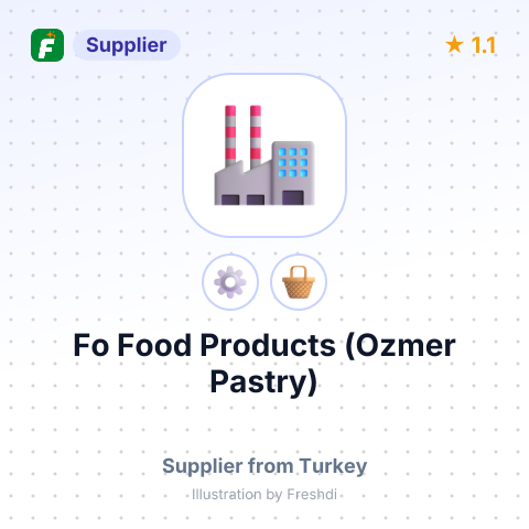 Fo Food Products (Ozmer Pastry) – summary card, no photo uploaded yet
