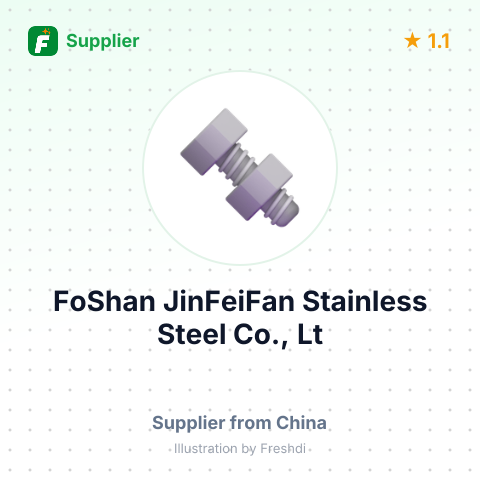 FoShan JinFeiFan Stainless Steel Co., Lt – summary card, no photo uploaded yet