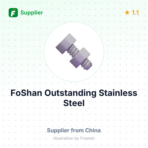 FoShan Outstanding Stainless Steel – summary card, no photo uploaded yet
