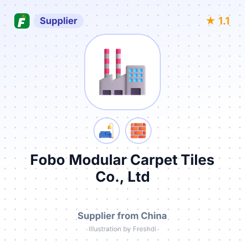 Fobo Modular Carpet Tiles Co., Ltd – summary card, no photo uploaded yet