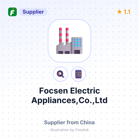Focsen Electric Appliances,Co.,Ltd – summary card, no photo uploaded yet