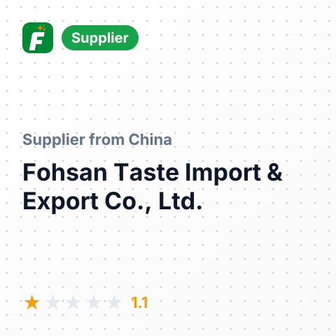 Fohsan Taste Import & Export Co., Ltd.  – summary card, no photo uploaded yet