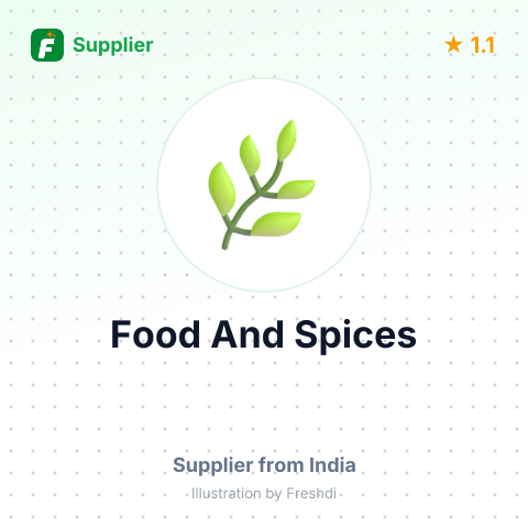 Food And Spices  – summary card, no photo uploaded yet
