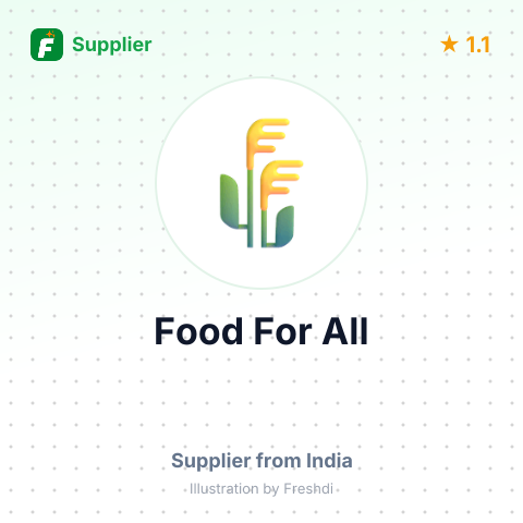Food For All  – summary card, no photo uploaded yet