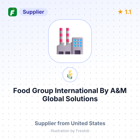 Food Group International By A&M Global Solutions – summary card, no photo uploaded yet