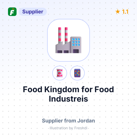 Food Kingdom for Food Industreis – summary card, no photo uploaded yet