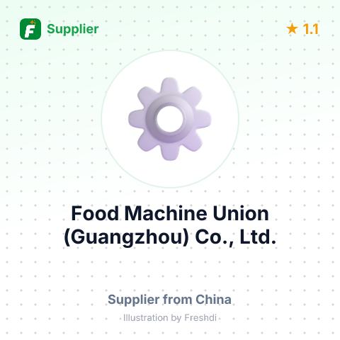 Food Machine Union (Guangzhou) Co., Ltd. – summary card, no photo uploaded yet