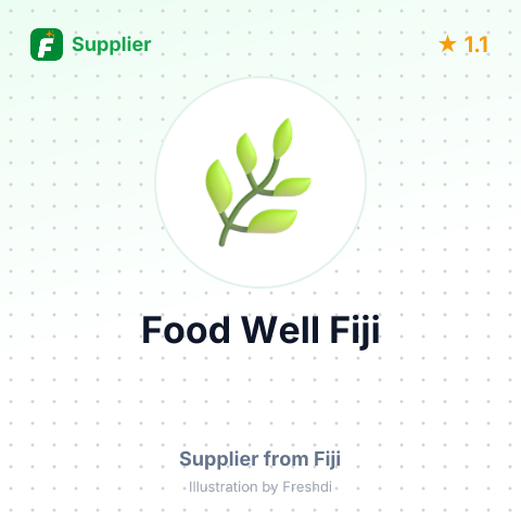 Food Well Fiji  – summary card, no photo uploaded yet